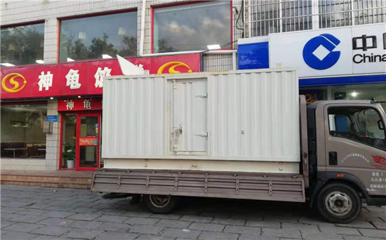 黄流镇出租发电机施工案例